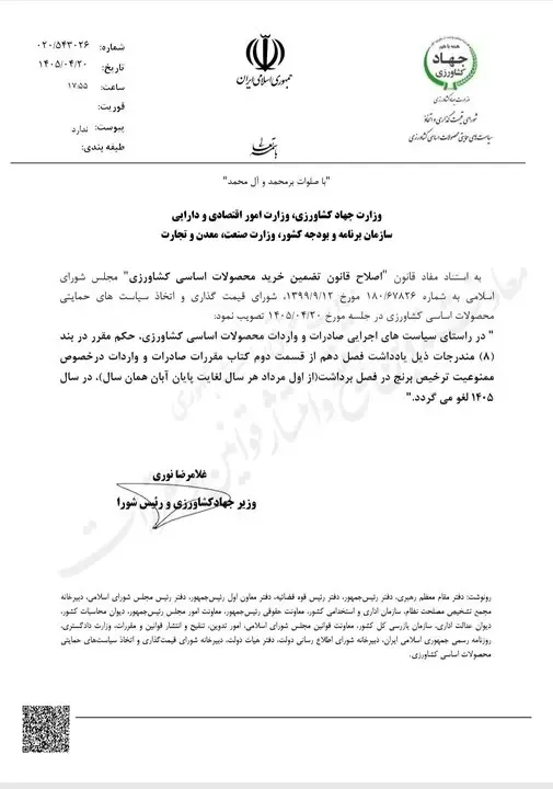 واردات برنج واردات برنج